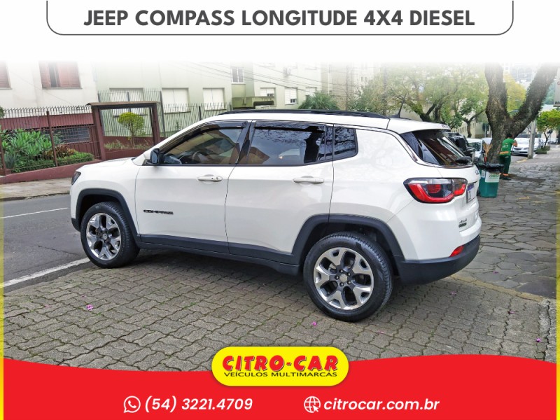 COMPASS 2.0 16V DIESEL LONGITUDE 4X4 AUTOMÁTICO - 2020 - CAXIAS DO SUL