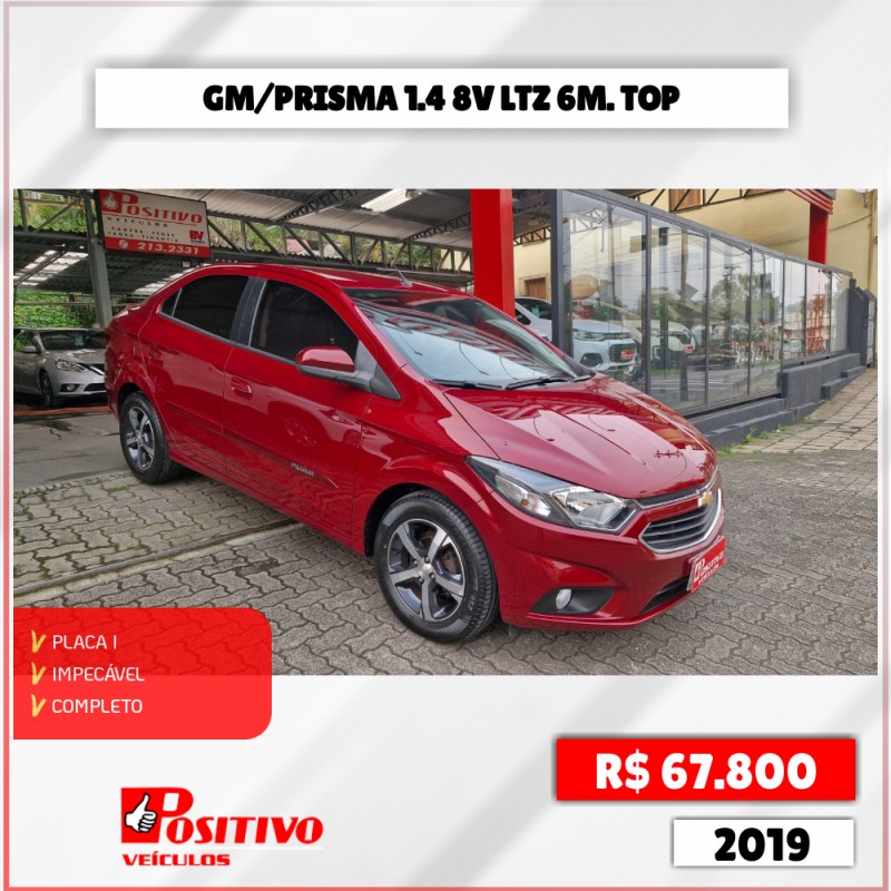 PRISMA 1.4 MPFI LTZ 8V FLEX 4P MANUAL - 2019 - CAXIAS DO SUL