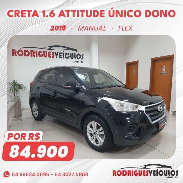 creta 1.6 16v flex attitude manual 2019 caxias do sul