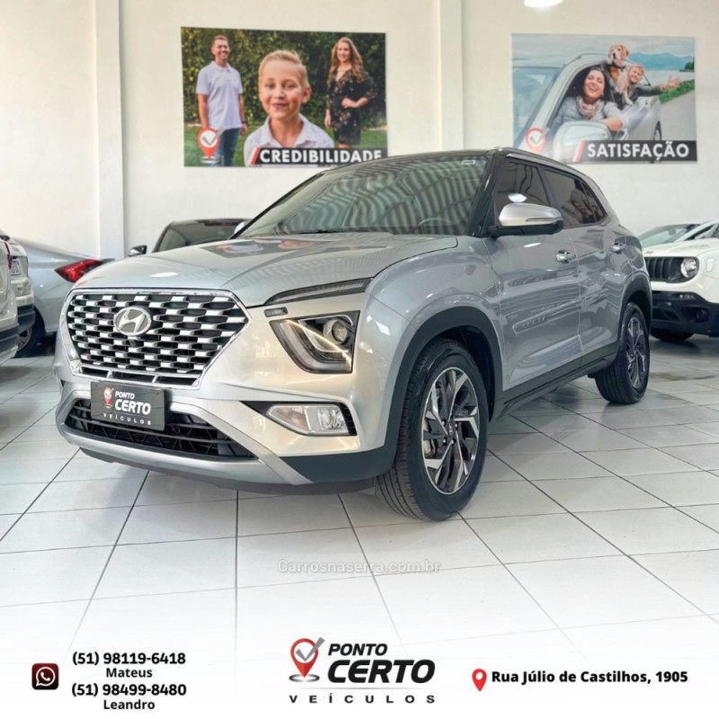 CRETA 1.0 PLATINUM TURBO 12V FLEX 4P AUTOMÁTICO - 2022 - SANTA CRUZ DO SUL