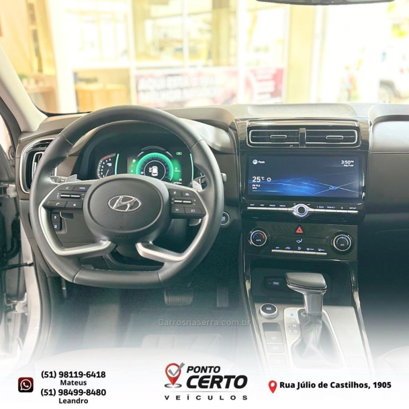 CRETA 1.0 PLATINUM TURBO 12V FLEX 4P AUTOMÁTICO - 2022 - SANTA CRUZ DO SUL