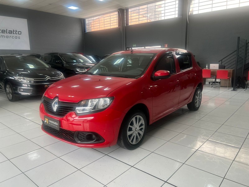 sandero 1.0 authentique 12v flex 4p manual 2017 caxias do sul