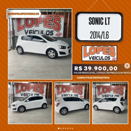 SONIC 1.6 LT 16V FLEX 4P MANUAL