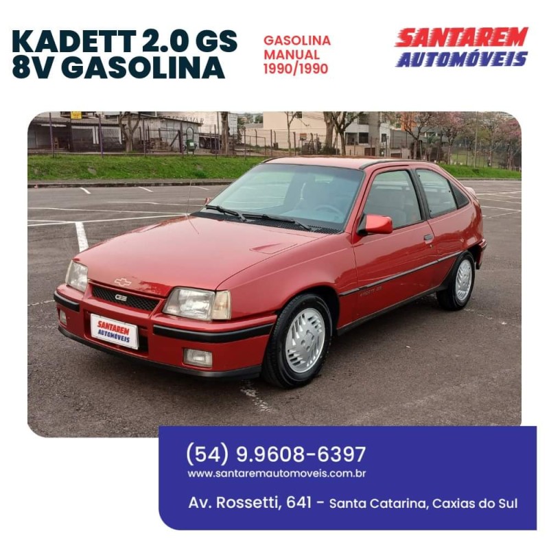 KADETT 2.0 GS 8V GASOLINA 2P MANUAL - 1990 - CAXIAS DO SUL