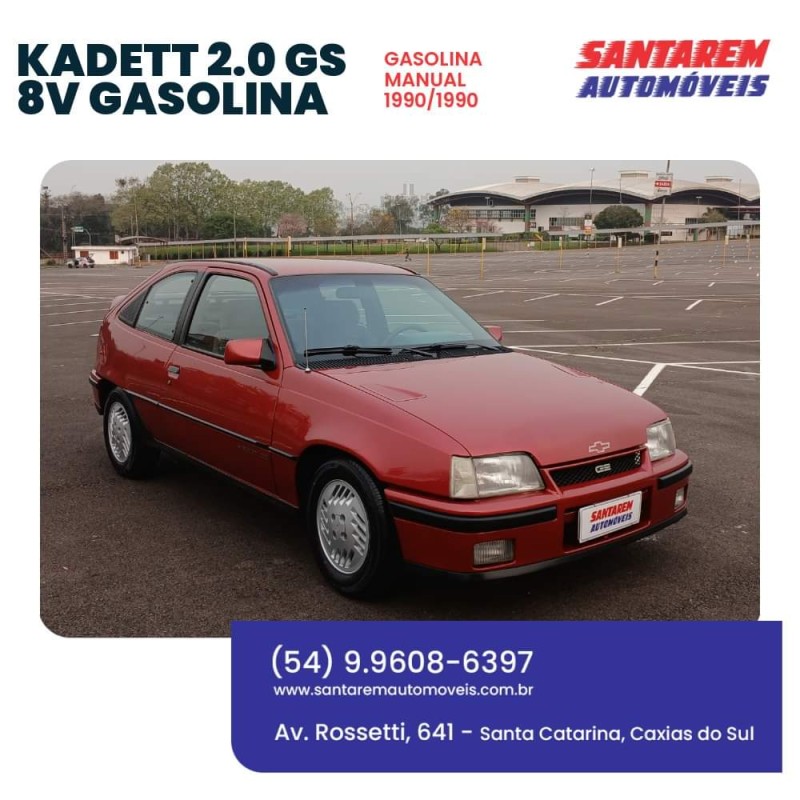 KADETT 2.0 GS 8V GASOLINA 2P MANUAL - 1990 - CAXIAS DO SUL