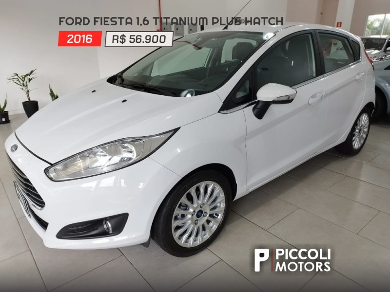 fiesta 1.6 titanium plus hatch 16v flex 4p automatico 2016 caxias do sul