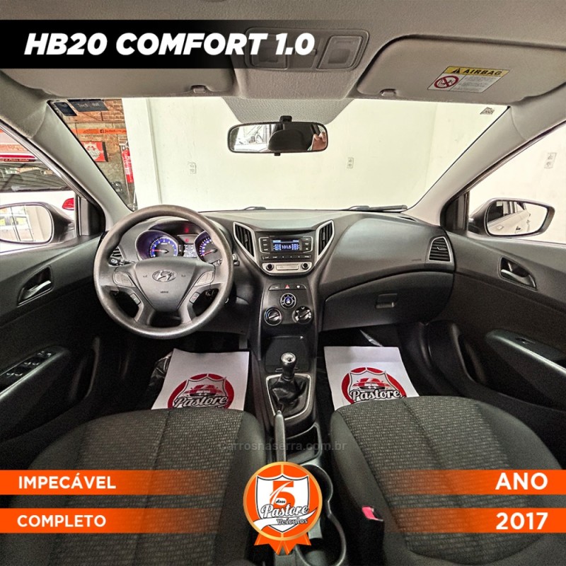 HB20 1.0 COMFORT 12V FLEX 4P MANUAL - 2017 - VACARIA