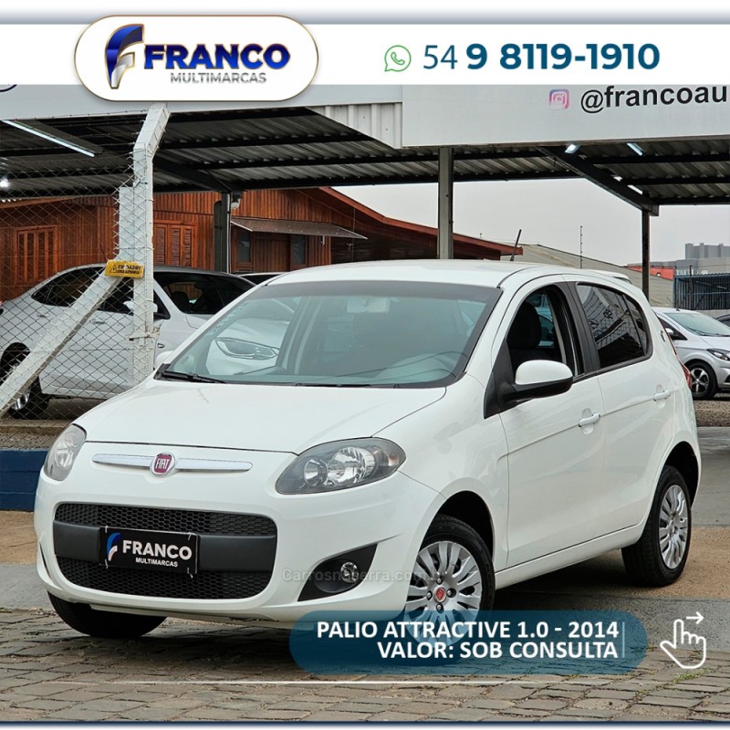 PALIO 1.0 MPI ATTRACTIVE 8V FLEX 4P MANUAL - 2014 - VACARIA