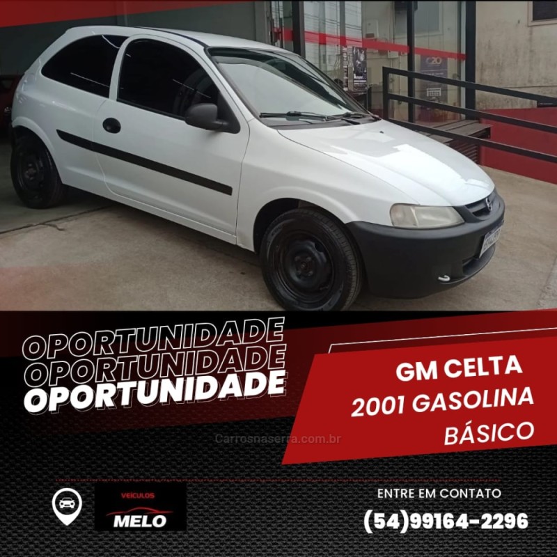 CELTA 1.0 MPFI VHC 8V GASOLINA 2P MANUAL - 2001 - VACARIA