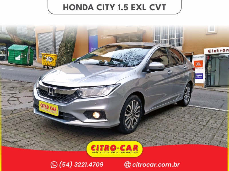 CITY 1.5 EXL 16V FLEX 4P AUTOMÁTICO - 2018 - CAXIAS DO SUL