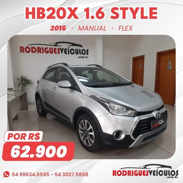 hb20x 1.6 16v style flex 4p manual 2016 caxias do sul