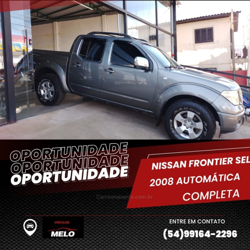 FRONTIER 2.5 SEL 4X4 CD TURBO ELETRONIC DIESEL 4P AUTOMÁTICO - 2008 - VACARIA