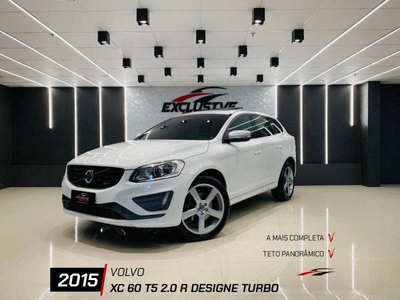 XC60 2.0 T5 R DESIGN TURBO GASOLINA 4P AUTOMÁTICO - 2015 - CAXIAS DO SUL