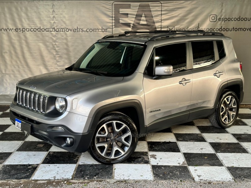 RENEGADE 1.8 16V FLEX LONGITUDE 4P AUTOMÁTICO - 2019 - NOVA PRATA