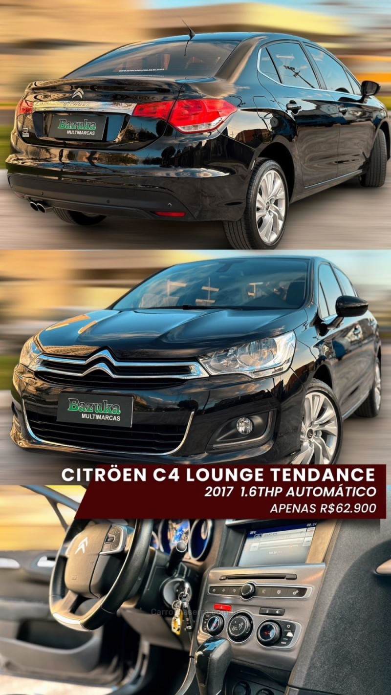 C4 LOUNGE 1.6 TENDANCE 16V TURBO FLEX 4P AUTOMÁTICO - 2017 - NOVO HAMBURGO