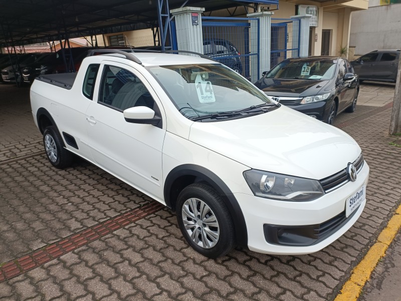 SAVEIRO 1.6 MI TRENDLINE CE 8V FLEX 2P MANUAL - 2014 - BOM PRINCíPIO