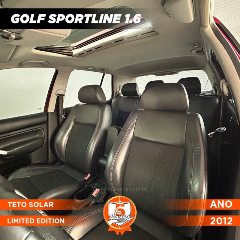 GOLF 1.6 MI SPORTLINE LIMITED EDITION 8V FLEX 4P MANUAL - 2012 - VACARIA