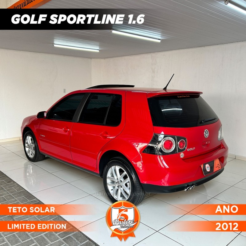 GOLF 1.6 MI SPORTLINE LIMITED EDITION 8V FLEX 4P MANUAL - 2012 - VACARIA