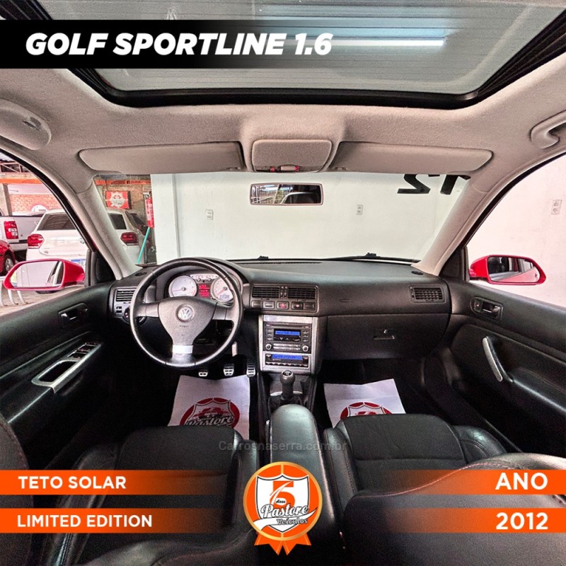 GOLF 1.6 MI SPORTLINE LIMITED EDITION 8V FLEX 4P MANUAL - 2012 - VACARIA