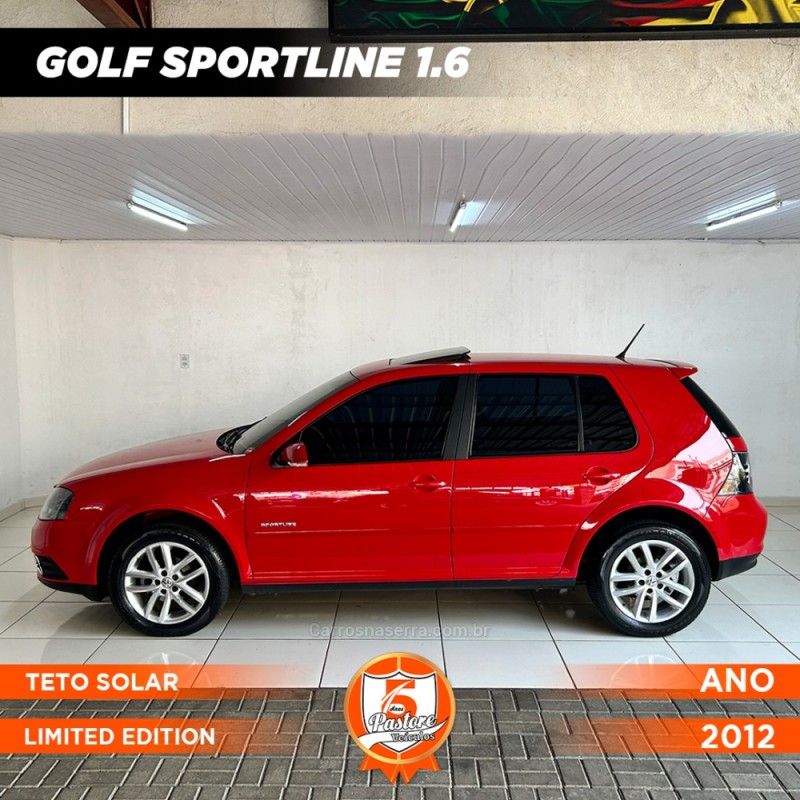 GOLF 1.6 MI SPORTLINE LIMITED EDITION 8V FLEX 4P MANUAL - 2012 - VACARIA