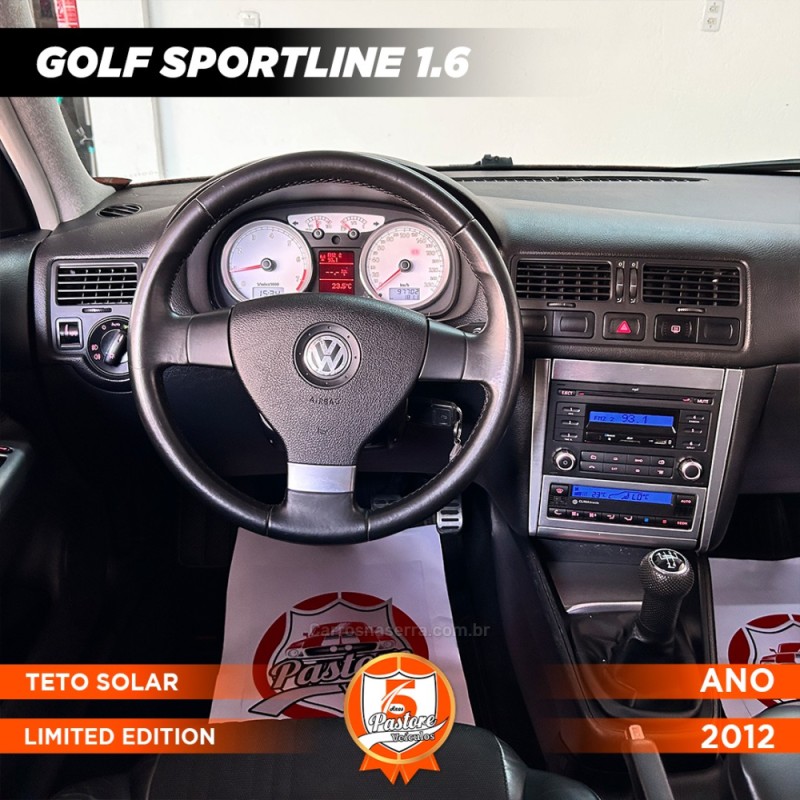 GOLF 1.6 MI SPORTLINE LIMITED EDITION 8V FLEX 4P MANUAL - 2012 - VACARIA