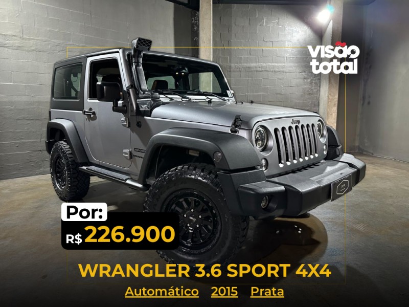 wrangler 3.6 sport 4x4 v6 24v gasolina 2p automatico 2015 caxias do sul