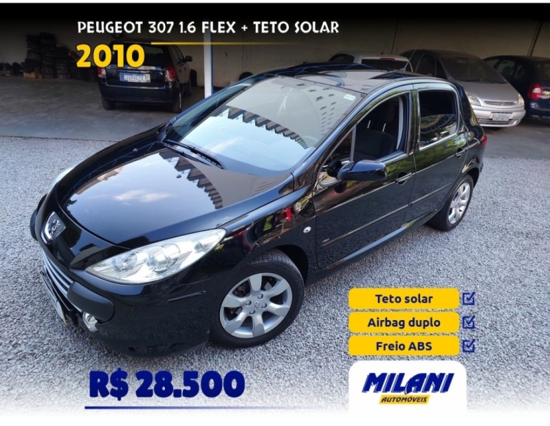 307 1.6 PRESENCE PACK 16V FLEX 4P MANUAL - 2010 - BENTO GONçALVES