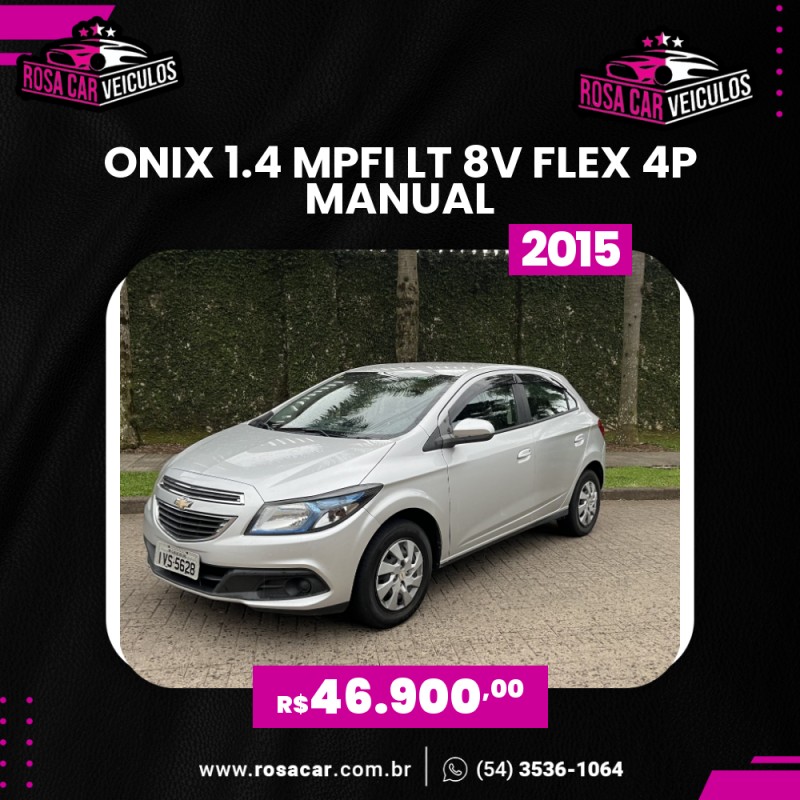 onix 1.4 mpfi lt 8v flex 4p manual 2015 caxias do sul