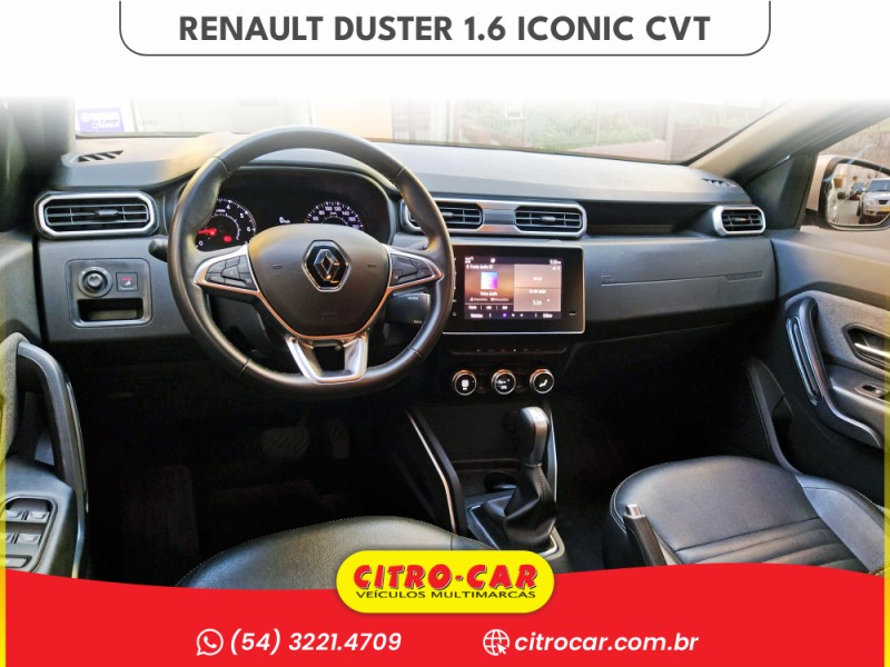 DUSTER 1.6 ICONIC 16V FLEX 4P AUTOMÁTICO - 2021 - CAXIAS DO SUL