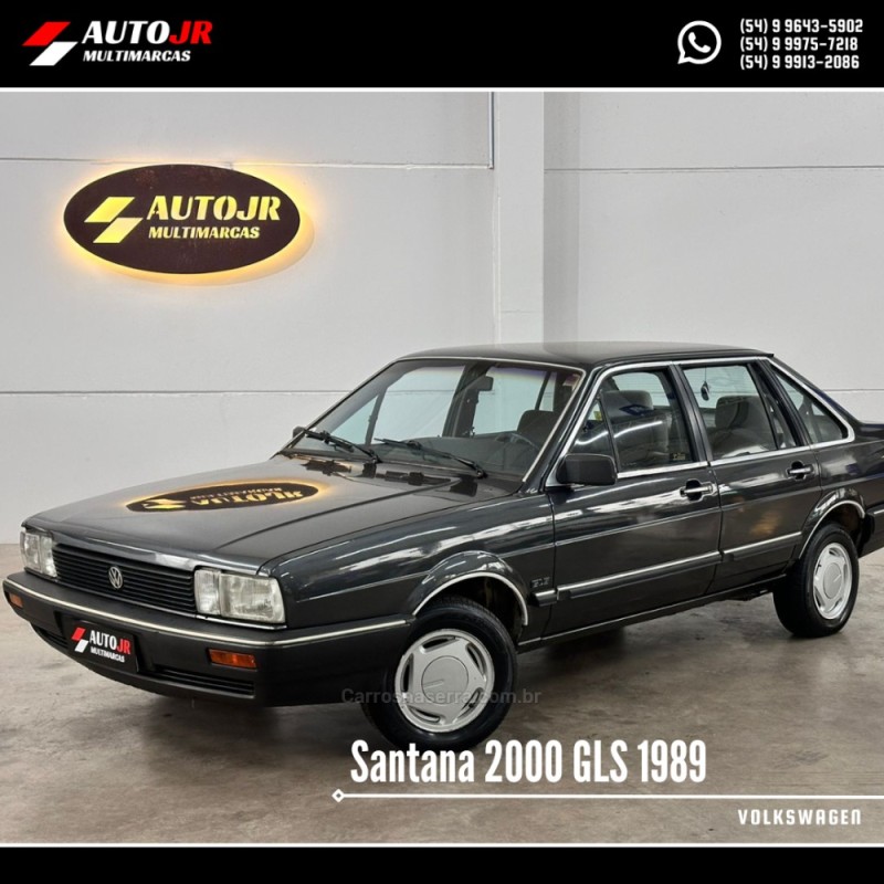 SANTANA 2.0 GLS 8V GASOLINA 4P MANUAL - 1989 - VACARIA