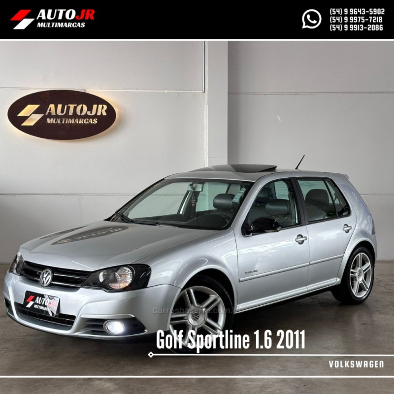 GOLF 1.6 MI SPORTLINE 8V FLEX 4P MANUAL - 2011 - VACARIA