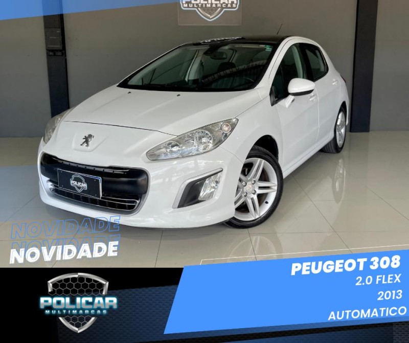 308 2.0 allure 16v flex 4p automatico 2013 caxias do sul