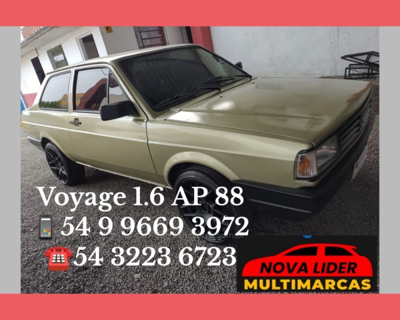 voyage 1.6 cl 8v gasolina 2p manual 1988 caxias do sul