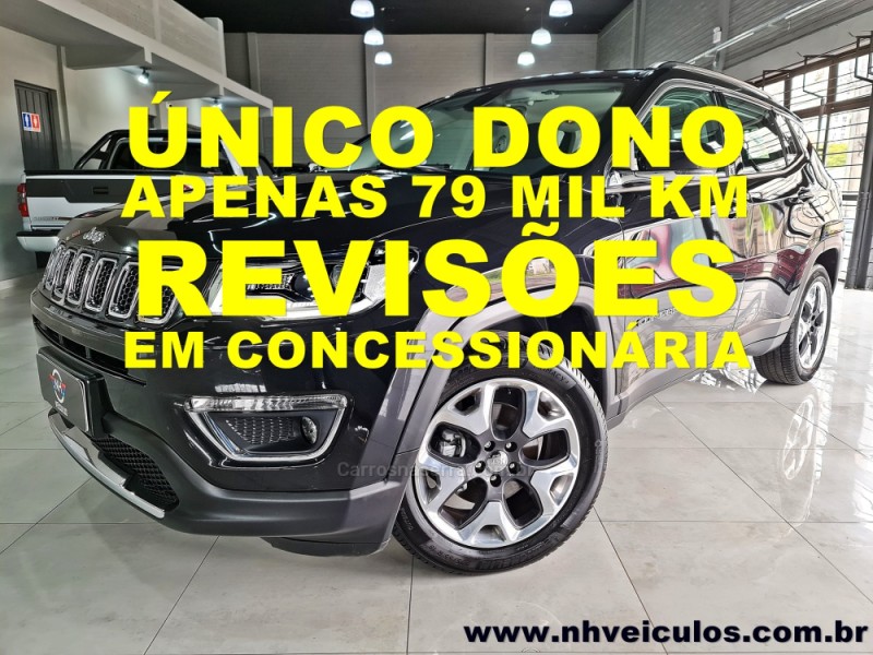 COMPASS 2.0 16V FLEX LIMITED AUTOMÁTICO - 2018 - NOVO HAMBURGO