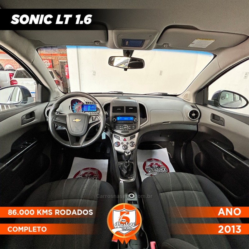 SONIC 1.6 LT 16V FLEX 4P MANUAL - 2013 - VACARIA