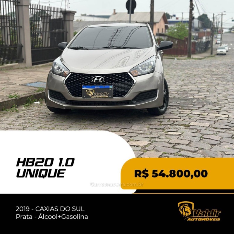 hb20 1.0 unique 12v flex 4p manual 2019 caxias do sul