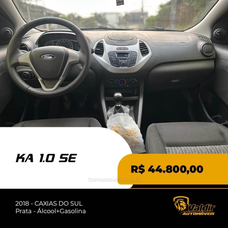 KA 1.0 SE 12V FLEX 4P MANUAL - 2018 - CAXIAS DO SUL