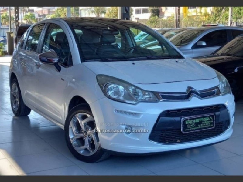 C3 1.6 EXCLUSIVE 16V FLEX 4P MANUAL - 2013 - CAXIAS DO SUL