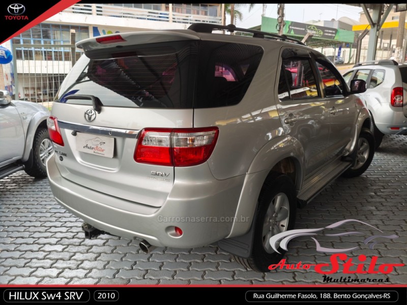 HILUX SW4 3.0 SRV 4X4 7 LUGARES 16V TURBO INTERCOOLER DIESEL 4P AUTOMÁTICO - 2010 - BENTO GONçALVES