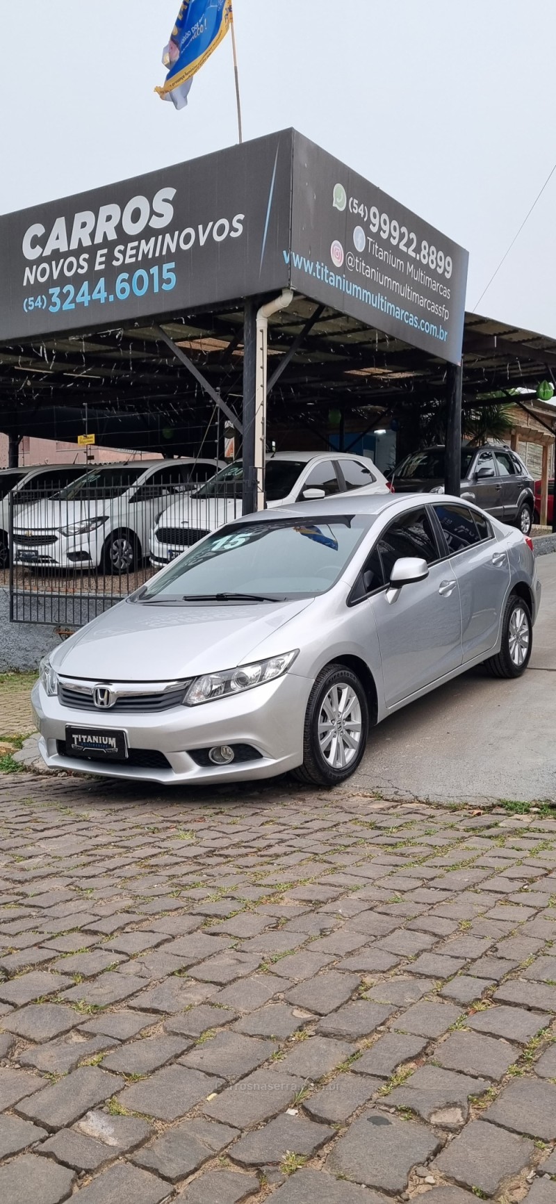 CIVIC 1.8 LXS 16V GASOLINA 4P MANUAL - 2015 - SãO FRANCISCO DE PAULA