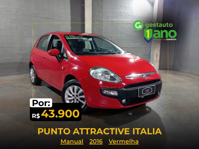 PUNTO 1.4 ATTRACTIVE ITALIA 8V FLEX 4P MANUAL