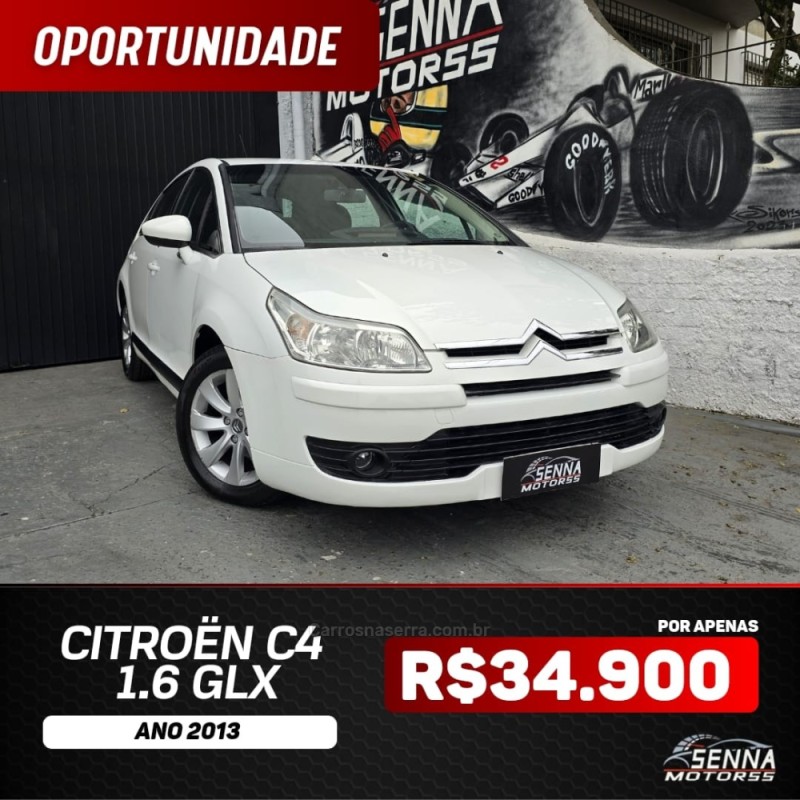 C4 1.6 GLX 16V FLEX 4P MANUAL - 2013 - CAXIAS DO SUL