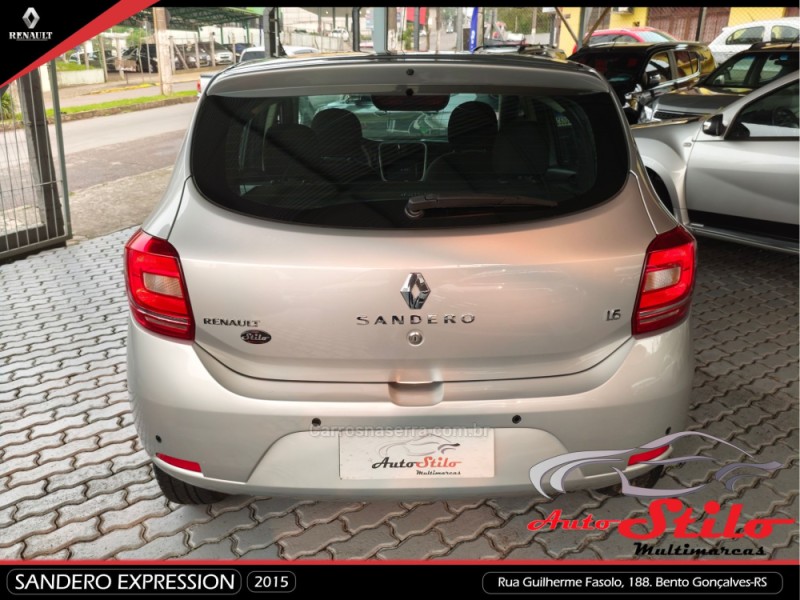 SANDERO 1.6 EXPRESSION 8V FLEX 4P MANUAL - 2015 - BENTO GONçALVES