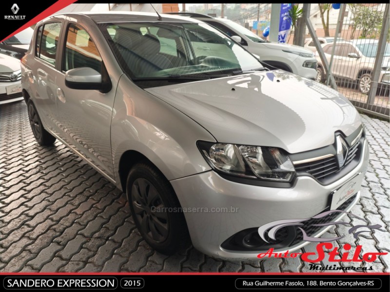 SANDERO 1.6 EXPRESSION 8V FLEX 4P MANUAL - 2015 - BENTO GONçALVES