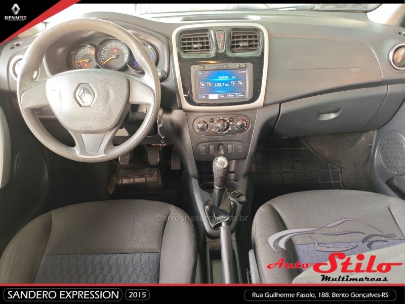 SANDERO 1.6 EXPRESSION 8V FLEX 4P MANUAL - 2015 - BENTO GONçALVES