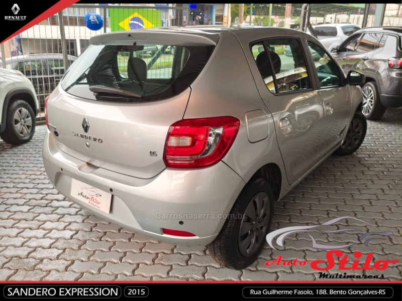 SANDERO 1.6 EXPRESSION 8V FLEX 4P MANUAL - 2015 - BENTO GONçALVES