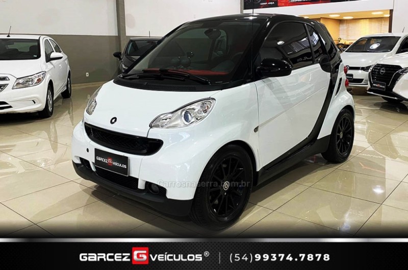 fortwo 1.0 passion coupe 3 cilindros 12v gasolina 2p automatico 2009 bento goncalves