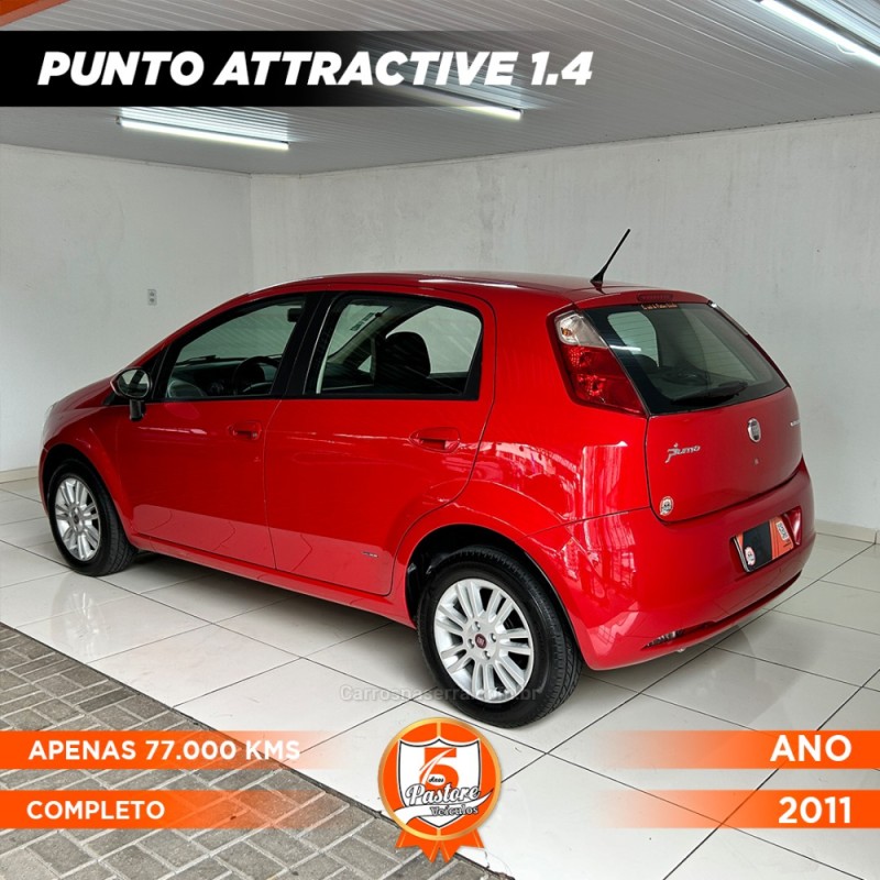 PUNTO 1.4 ATTRACTIVE 8V FLEX 4P MANUAL - 2011 - VACARIA