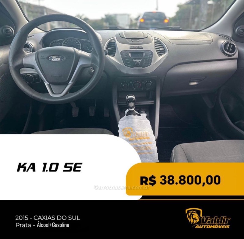 KA 1.0 SE 12V FLEX 4P MANUAL - 2015 - CAXIAS DO SUL