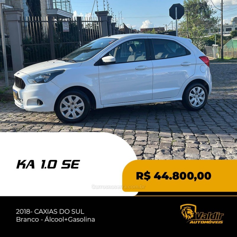 KA 1.0 SE PLUS 12V FLEX 4P MANUAL - 2018 - CAXIAS DO SUL